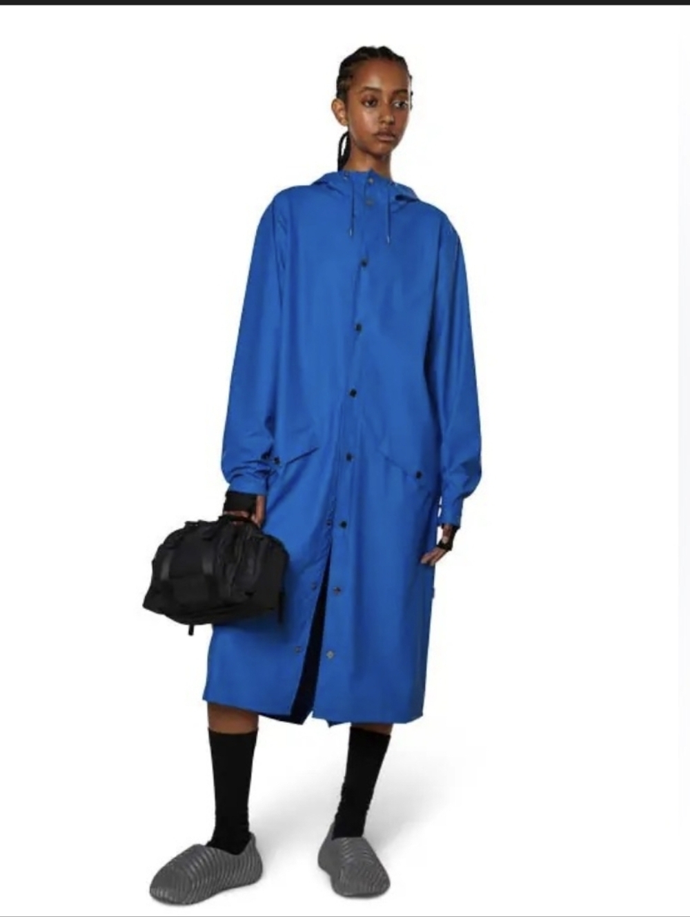 Rains Longer Jacket Waves